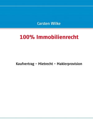 cover image of 100% Immobilienrecht